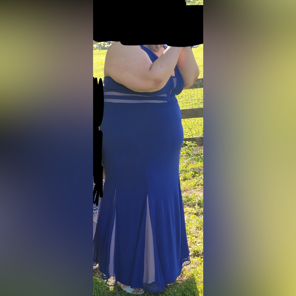 Night Way, Size 22, Navy Blue